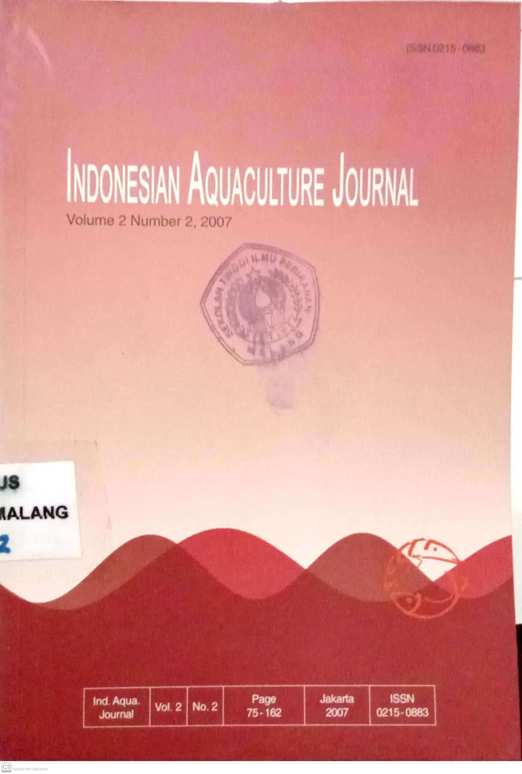 Indonesian aquaculture journal