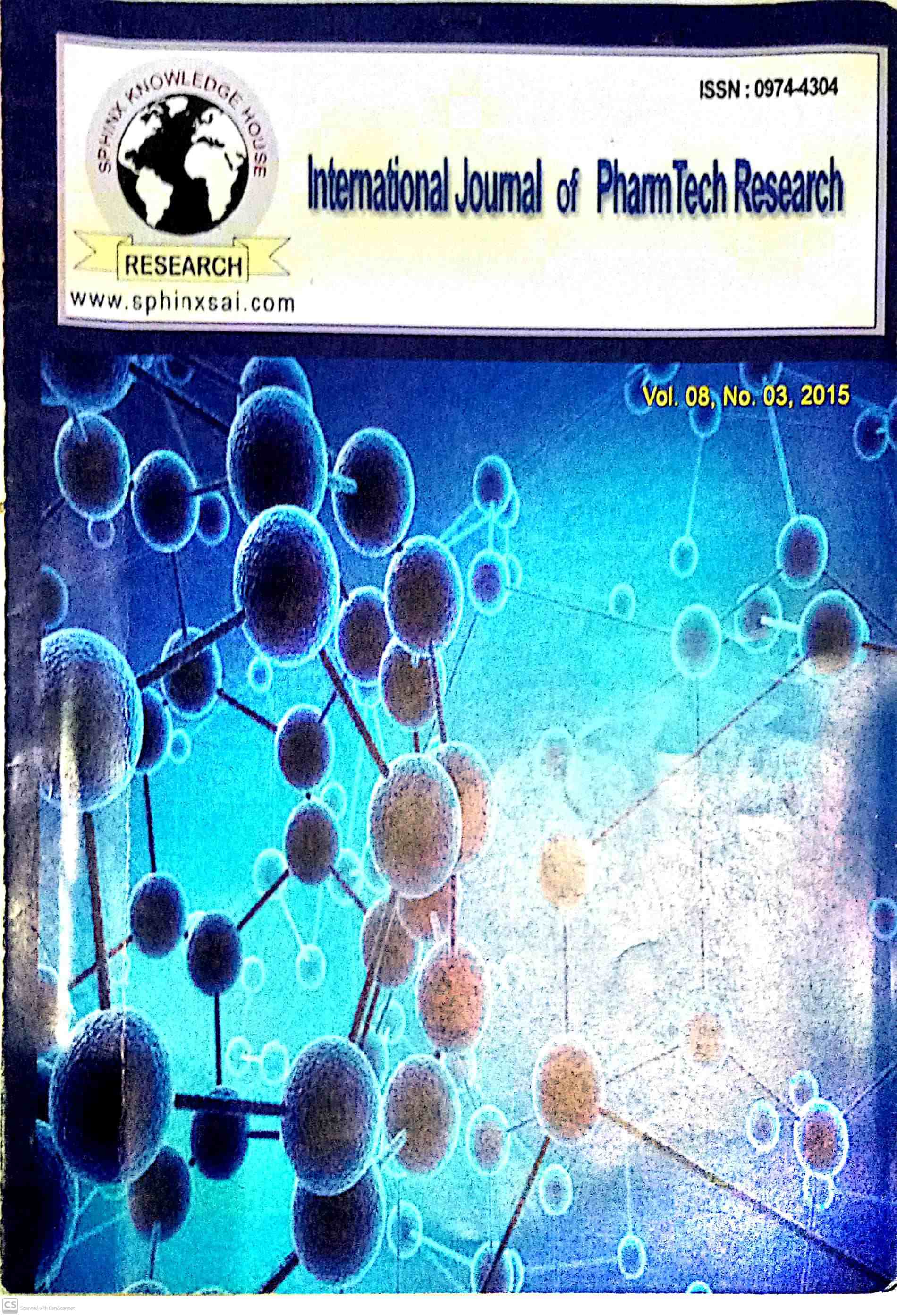 International journal of pharmtech research