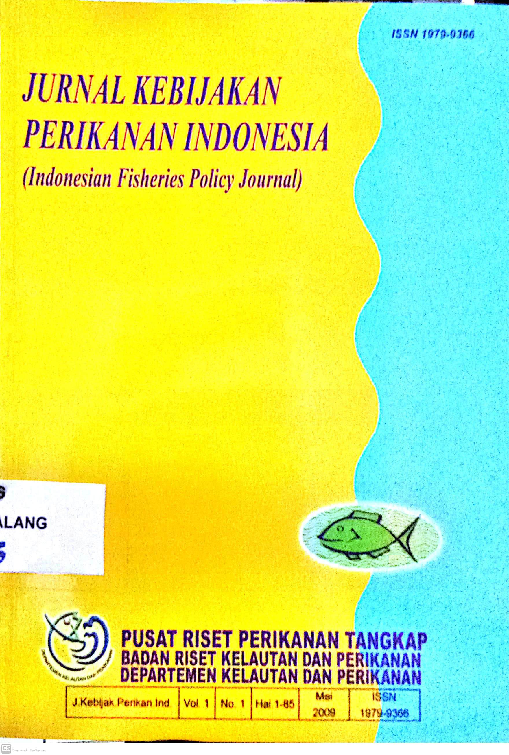 Jurnal kebijakan perikanan Indonesia