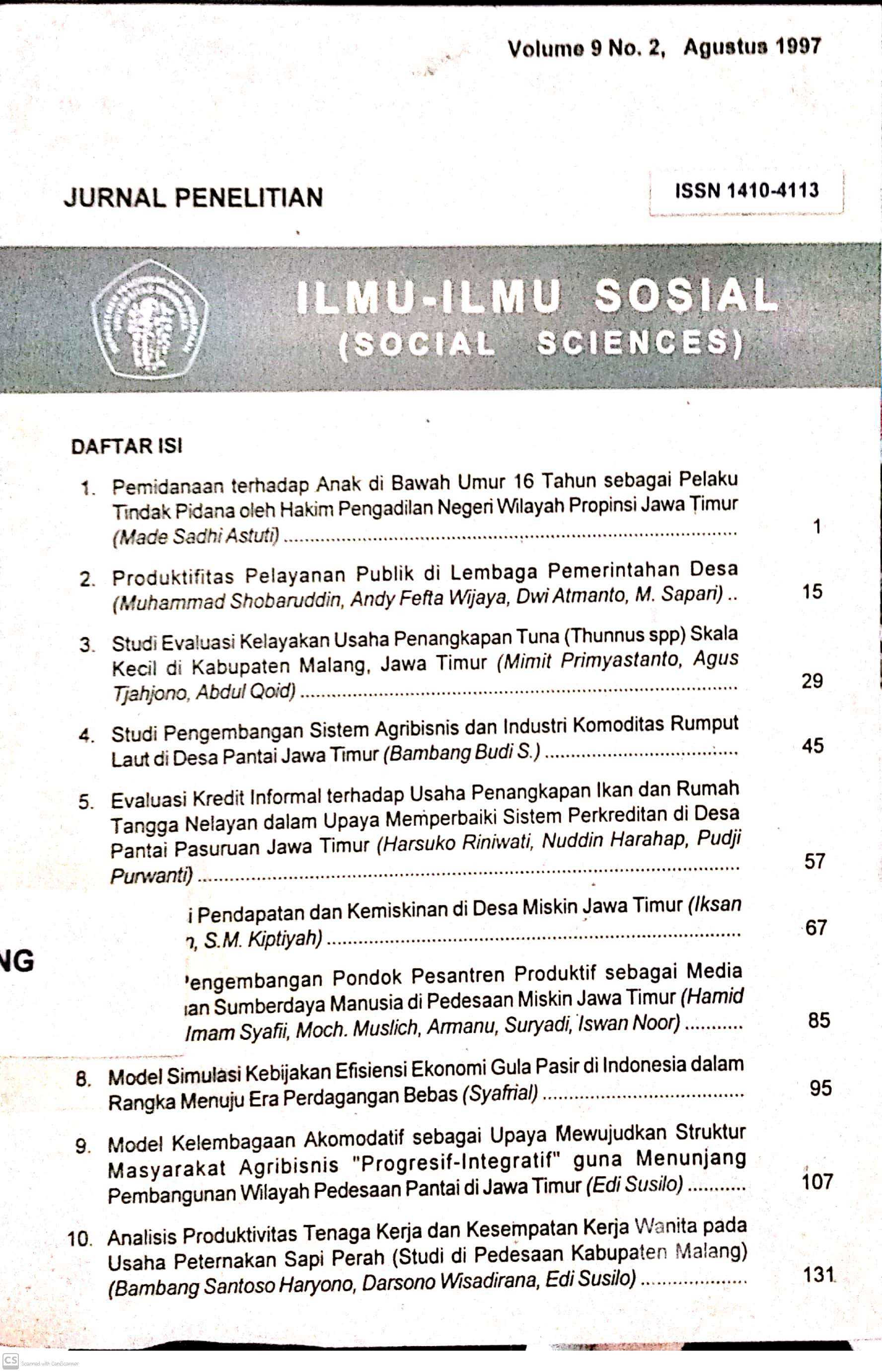 Jurnal Universitas Brawijaya