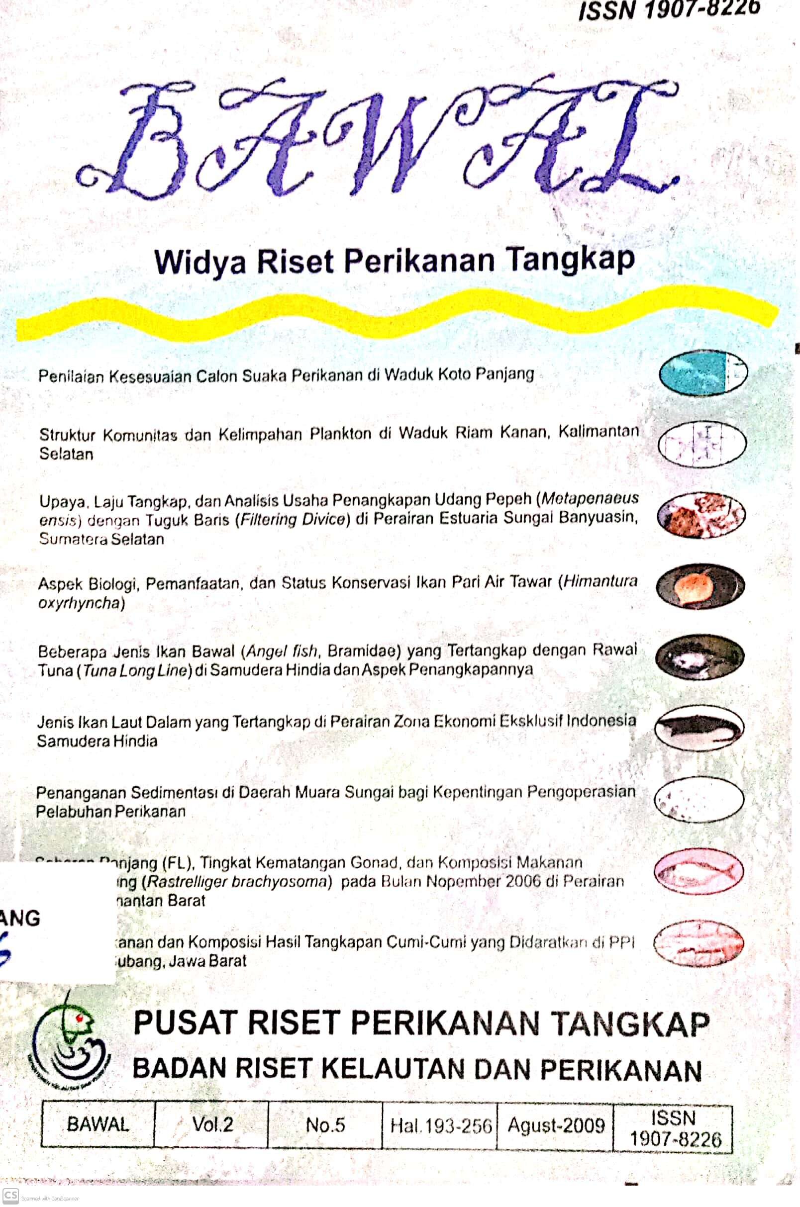 Bawal: widya riset perikanan tangkap